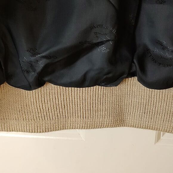 Paul & Shark Men's Zip Front Sweater Academia Grandpa Jacket Tan Size M - Picture 16 of 16